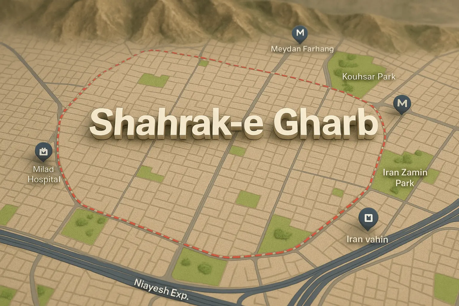 الو قلیون شهرک غرب